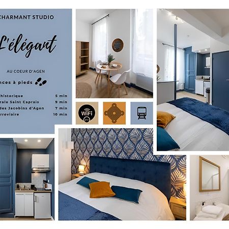 L'Elegant, Charmant Studio Hyper Centre Gare 800M Agen Eksteriør billede